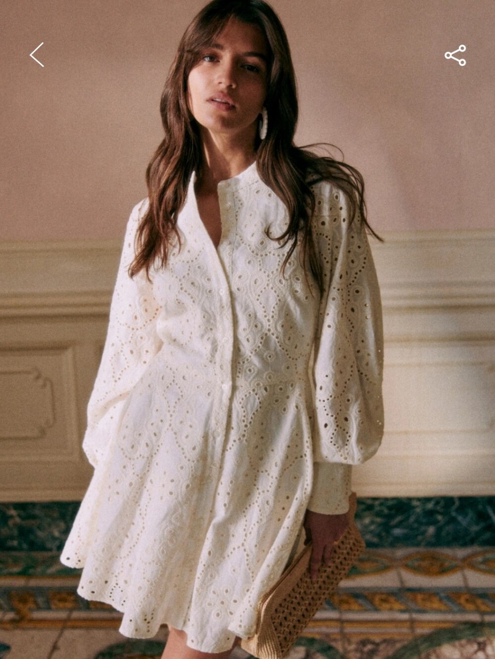 Sezane Eyelet Dress